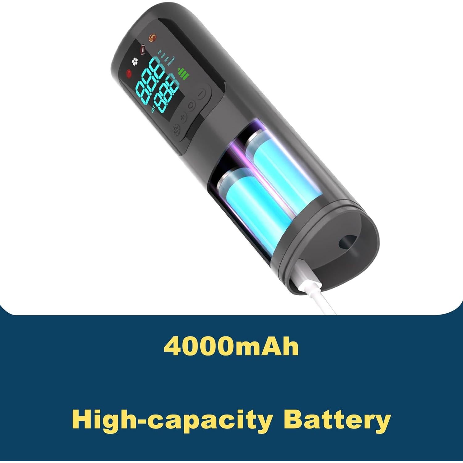 Bomba Eléctrica DDUO A8 para Pelotas de Ejercicio 4000mAh