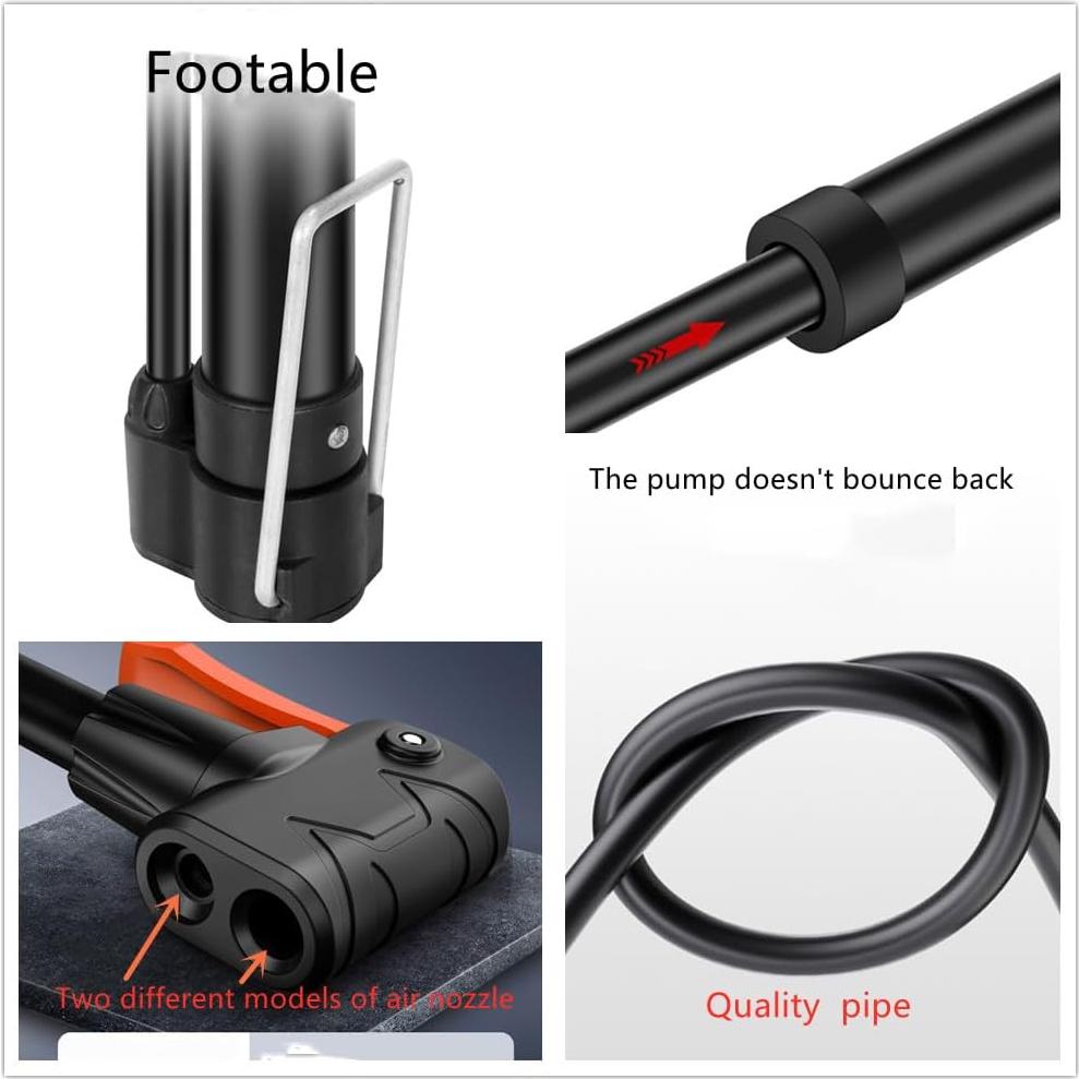 Bomba de Pelota Manual OHAOLYLE LE24-24 con Aguja y Boquillas