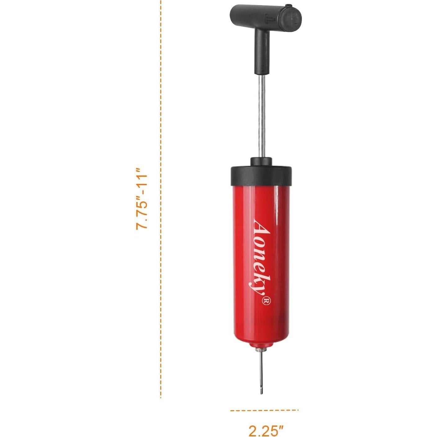 Bomba de aire manual portátil Aoneky 11 PSI 15 cm