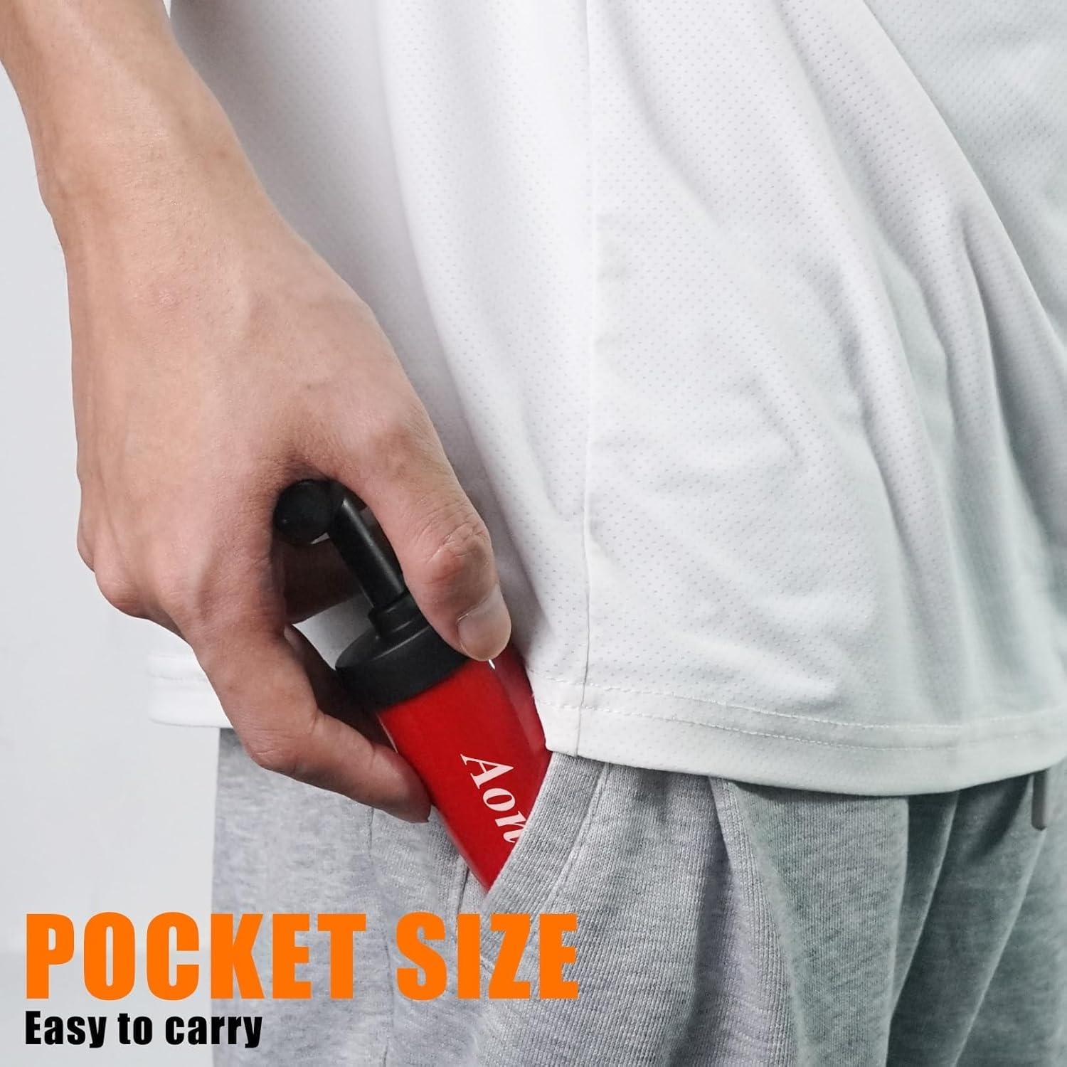 Bomba de aire manual portátil Aoneky 11 PSI 15 cm