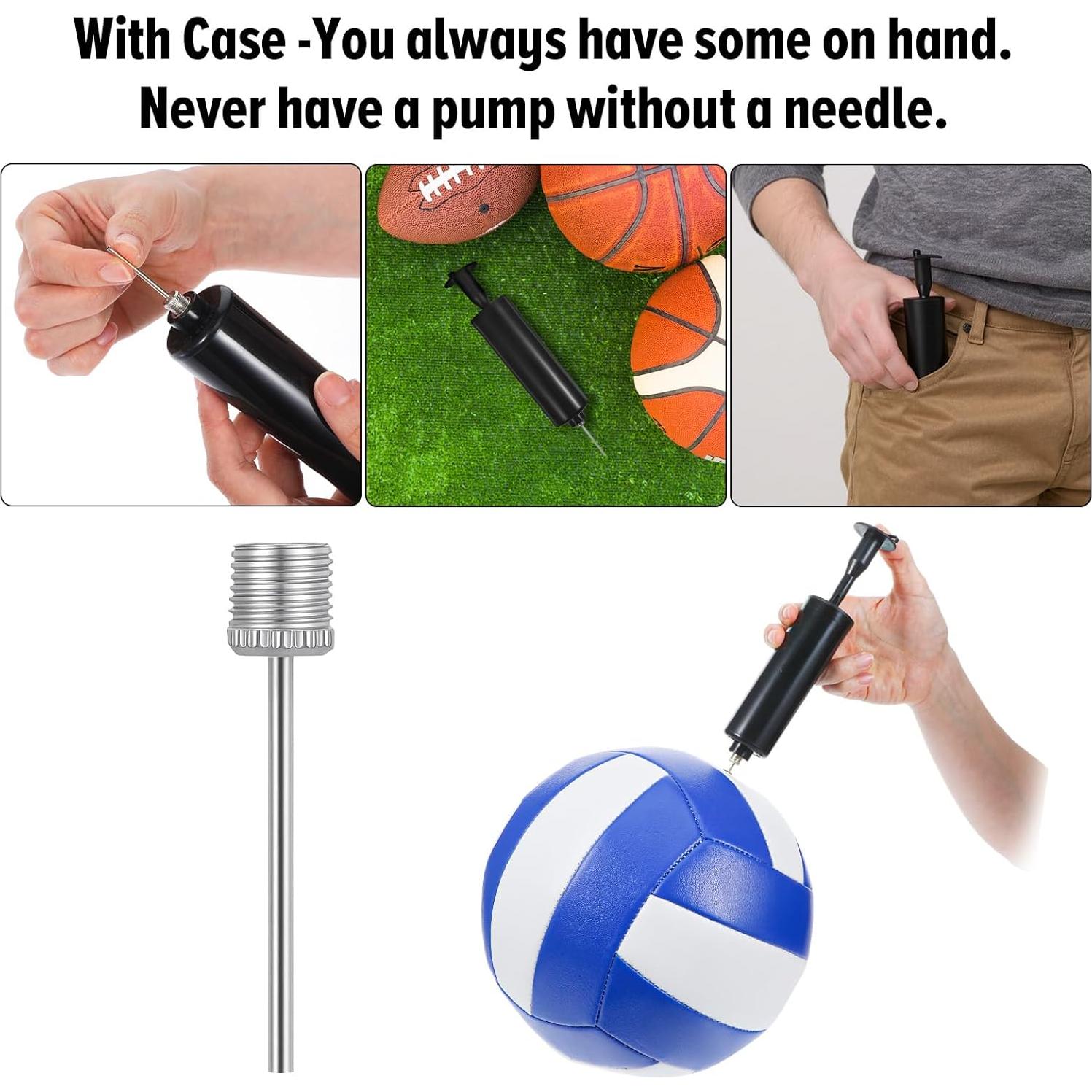 60 Agujas de Bomba Sorcristy para Inflar Pelotas Deportivas