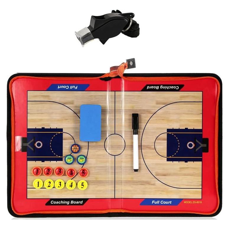 Tablero de Estrategia Baloncesto Wrzbest con Silbato Entrenador