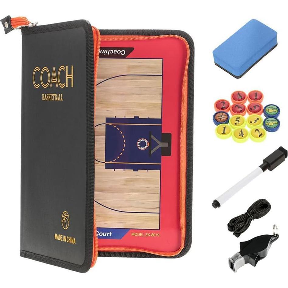 Tablero de Estrategia Baloncesto Wrzbest con Silbato Entrenador