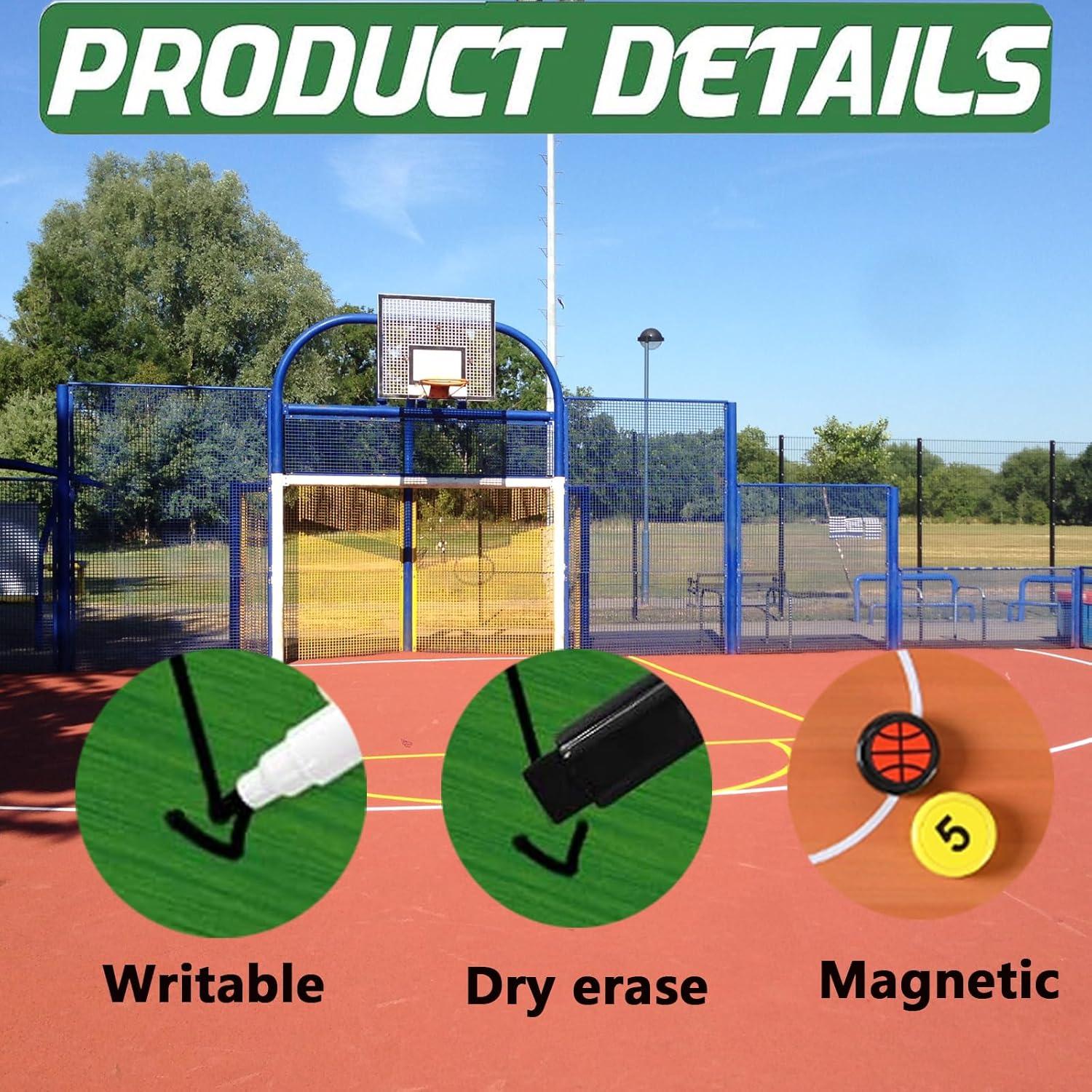 Pizarra de Entrenador SANXIULY Borrable Doble Cara 40.6x28cm