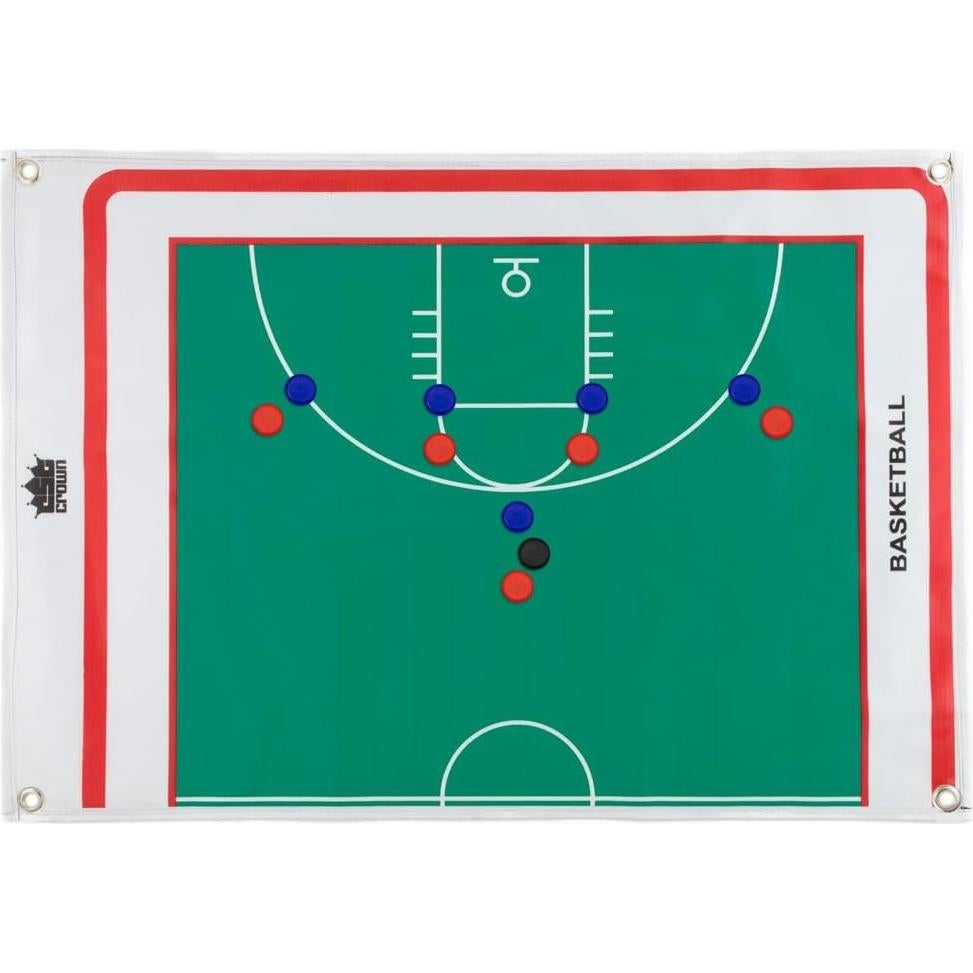 Tablero Magnético de Estrategia Baloncesto Crown 60x42 cm