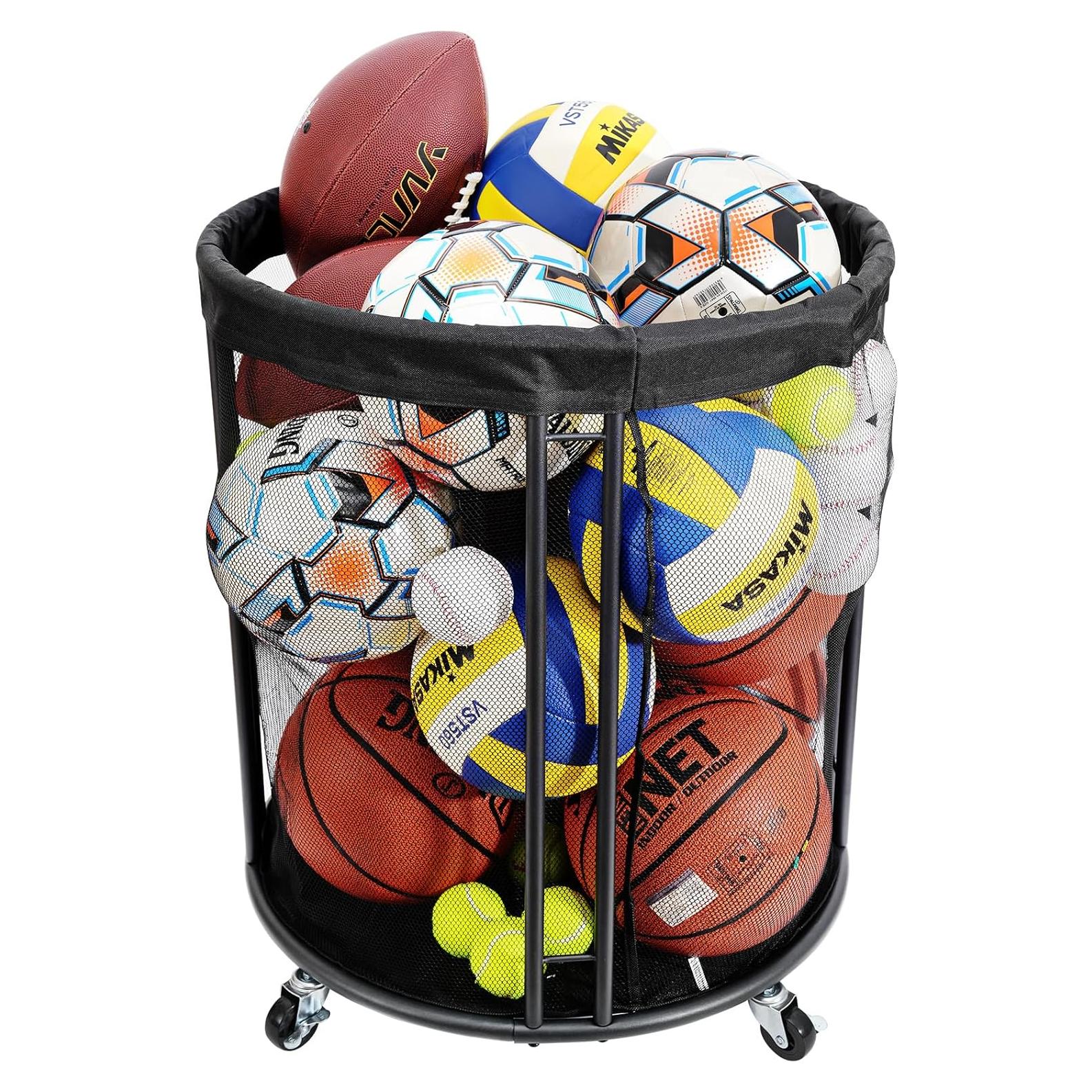 Carro de Almacenamiento de Pelotas Kingarage 197L con Ruedas