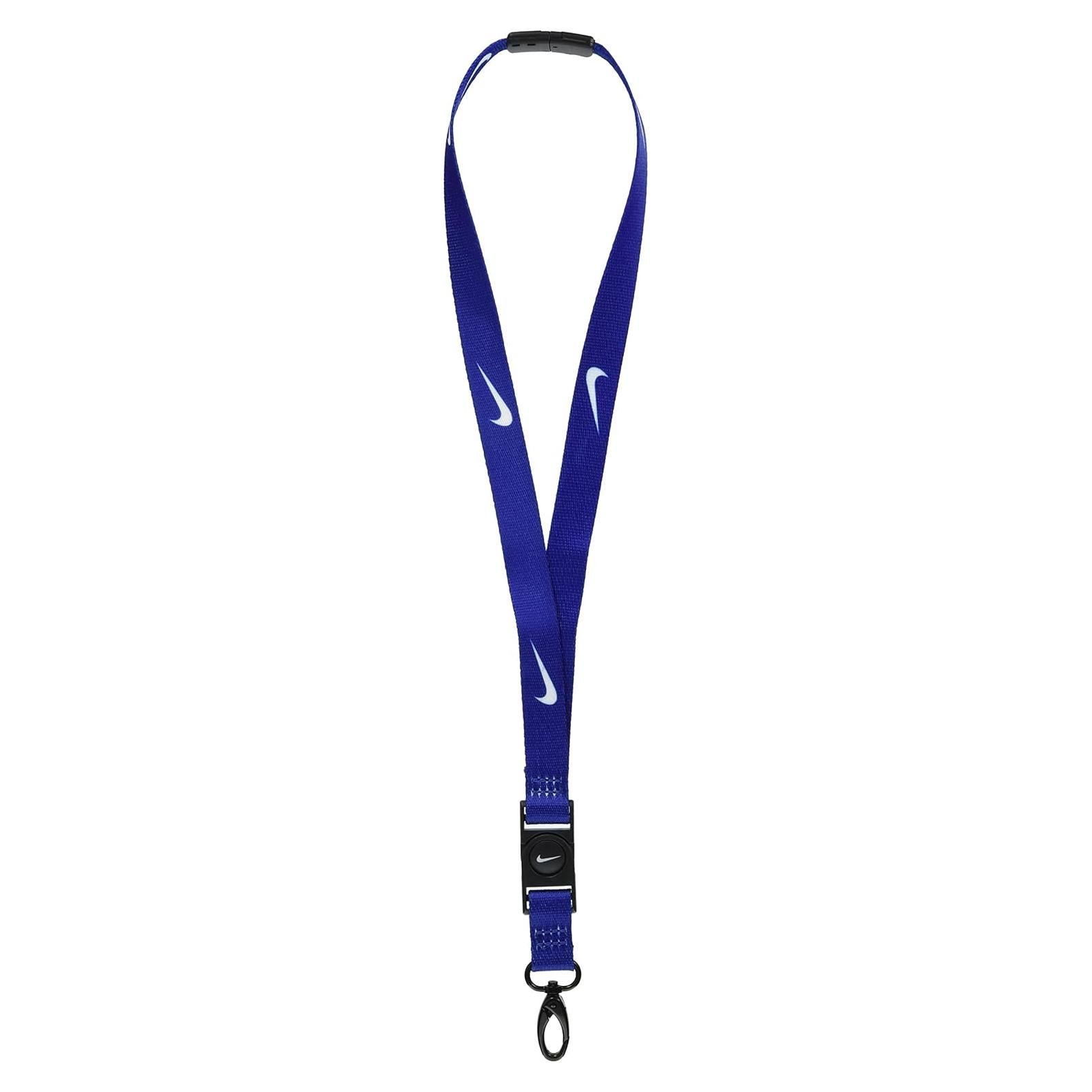 Lanyard Premium Nike Negro 53.98 cm con Clip Desmontable