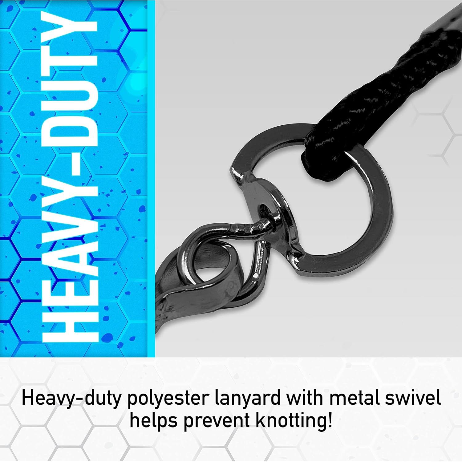 Silbato de Plástico Franklin Sports con Cordón Giratorio