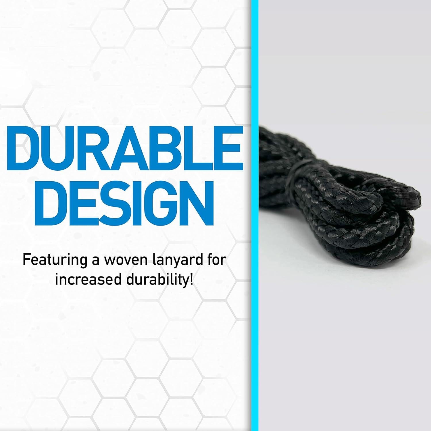 Silbato de Plástico Franklin Sports con Cordón Giratorio