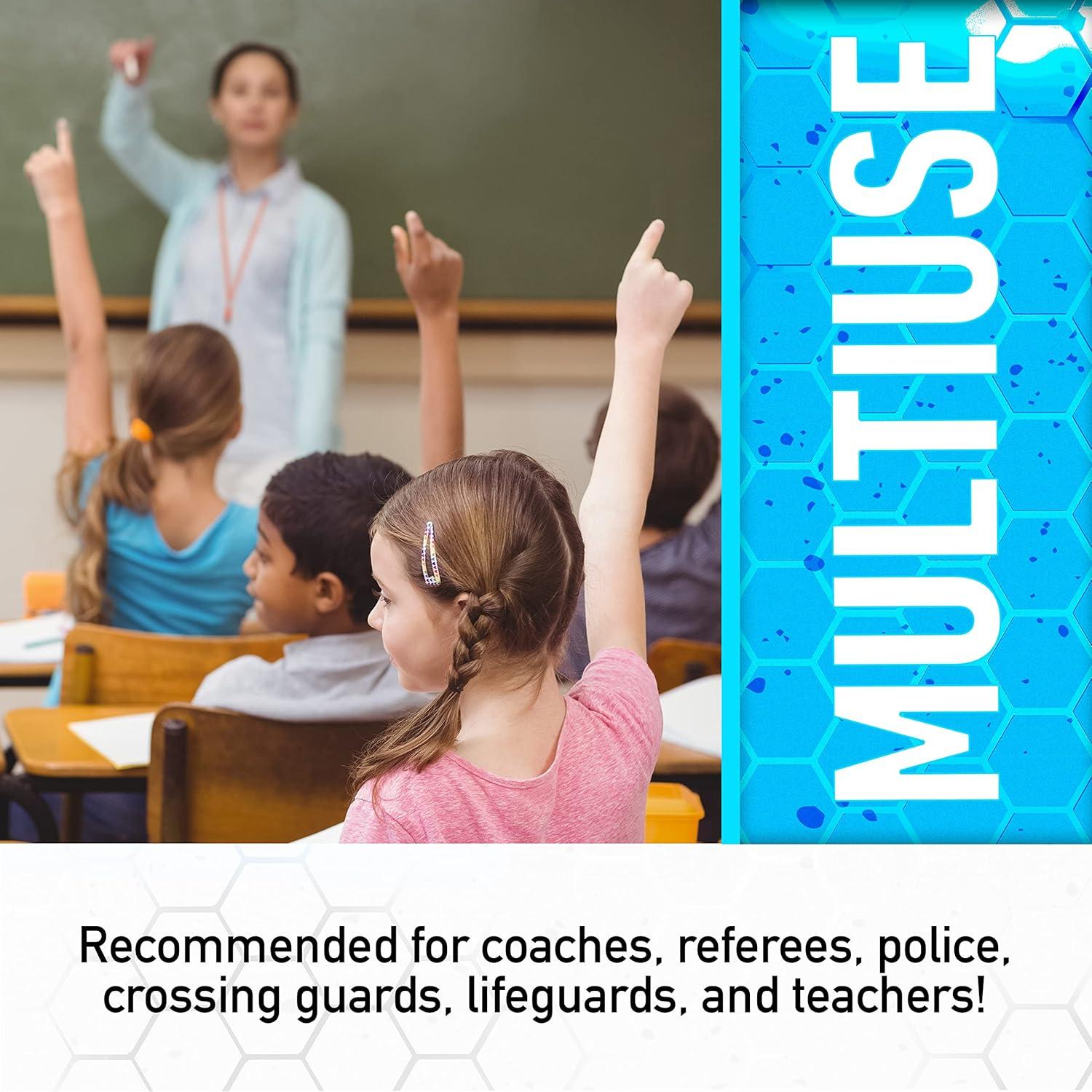 Silbato de Plástico Franklin Sports con Cordón Giratorio