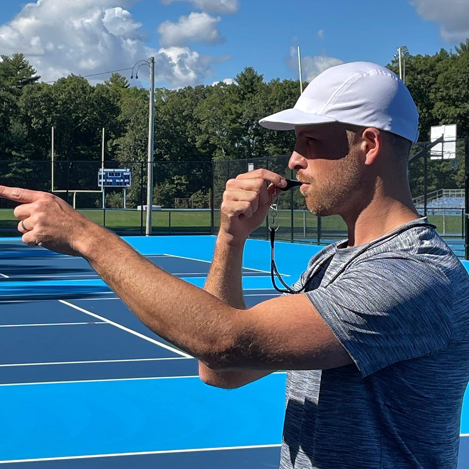 Silbato de Plástico Franklin Sports con Cordón Giratorio