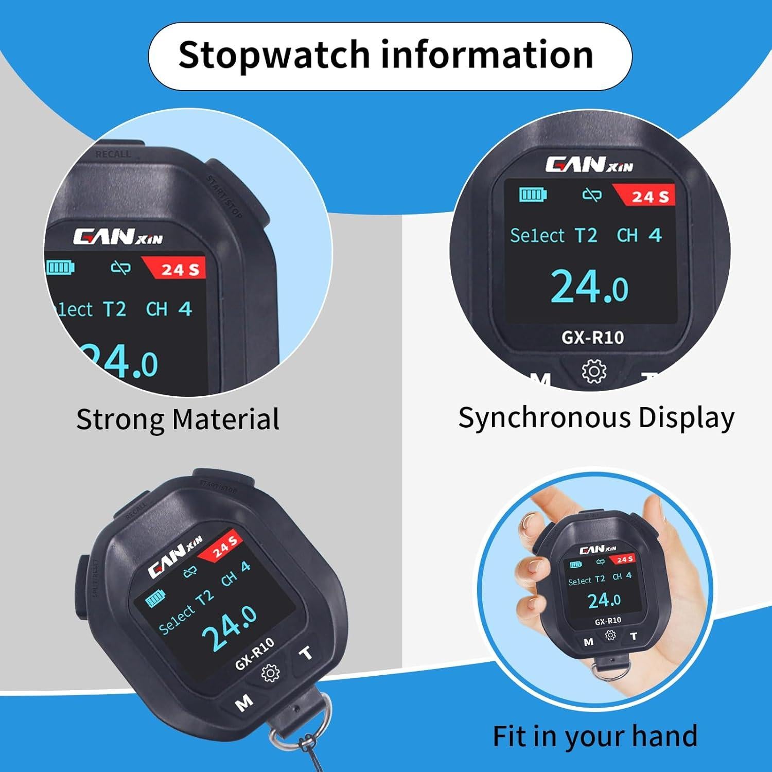 Temporizador de Baloncesto GAN XIN GS2D-5R 12/24 Segundos