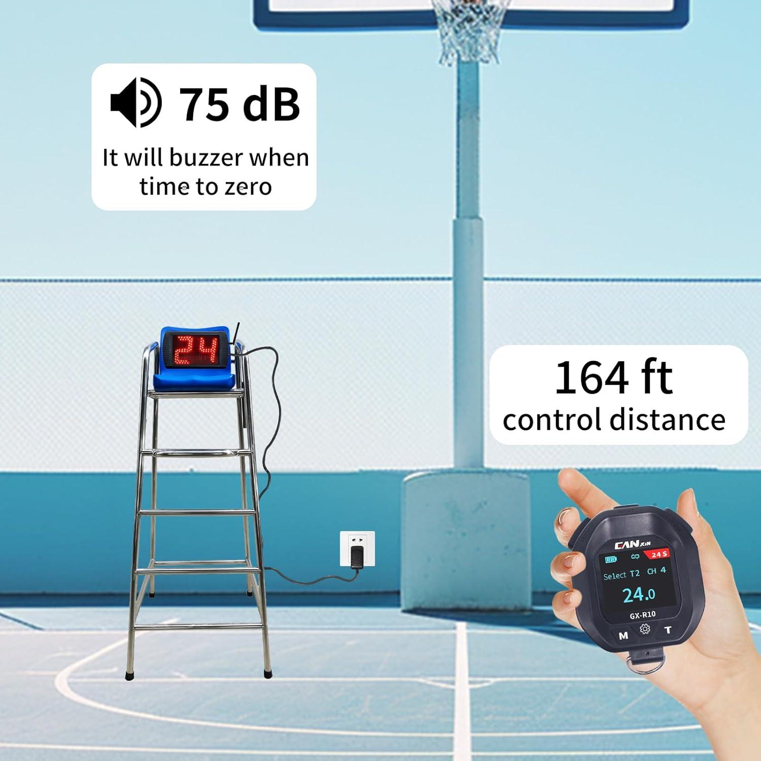 Temporizador de Baloncesto GAN XIN GS2D-5R 12/24 Segundos