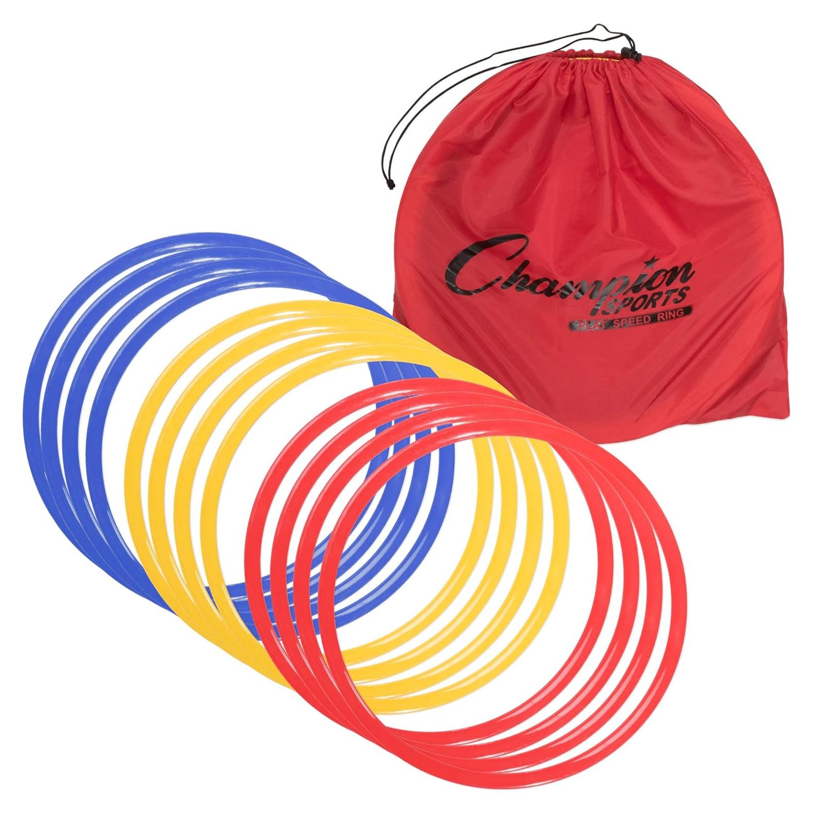 Conjunto de Anillos de Velocidad Champion Sports 12 Piezas