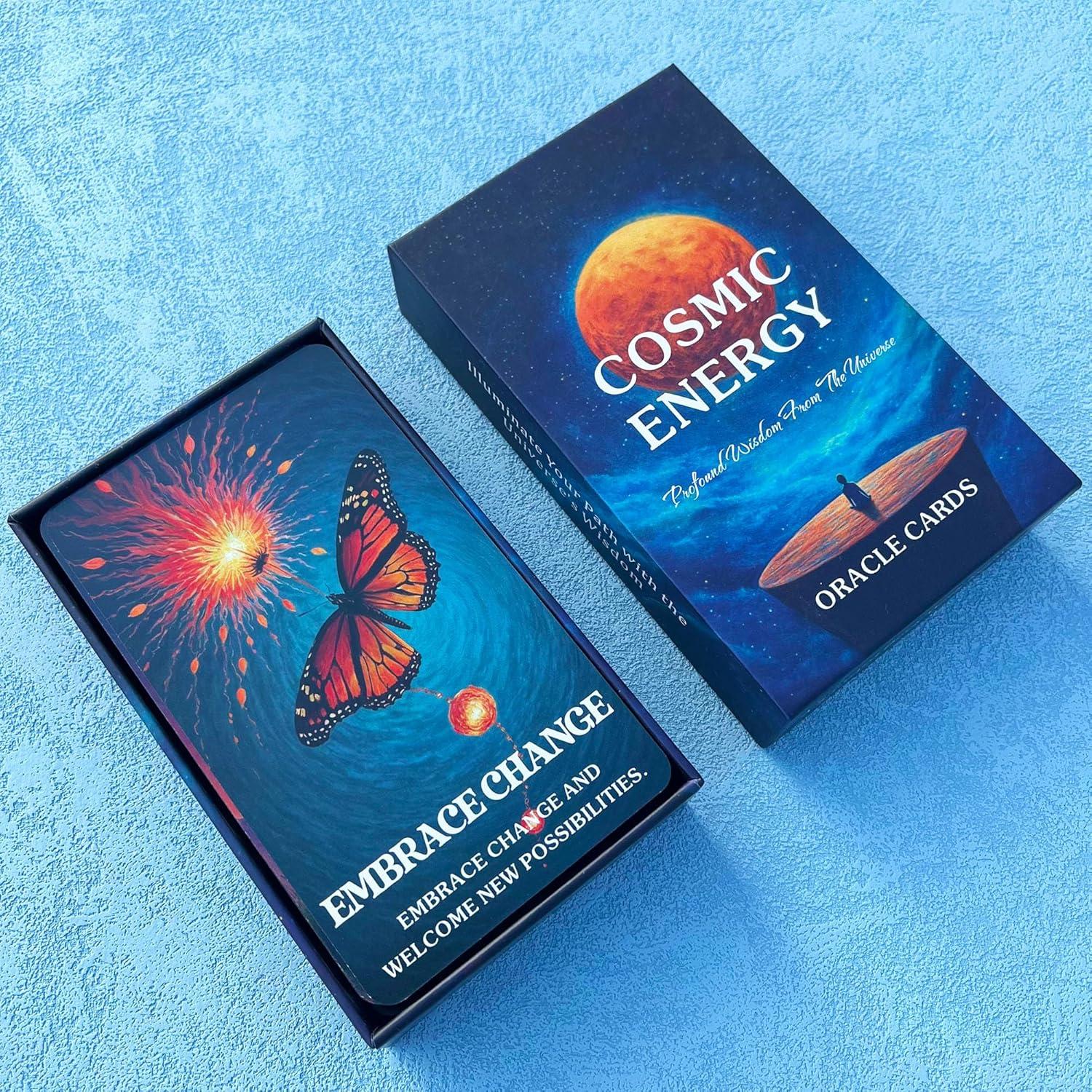 Cartas Oráculo Cósmicas GZXINKE - Baraja Espiritual 54 Cartas