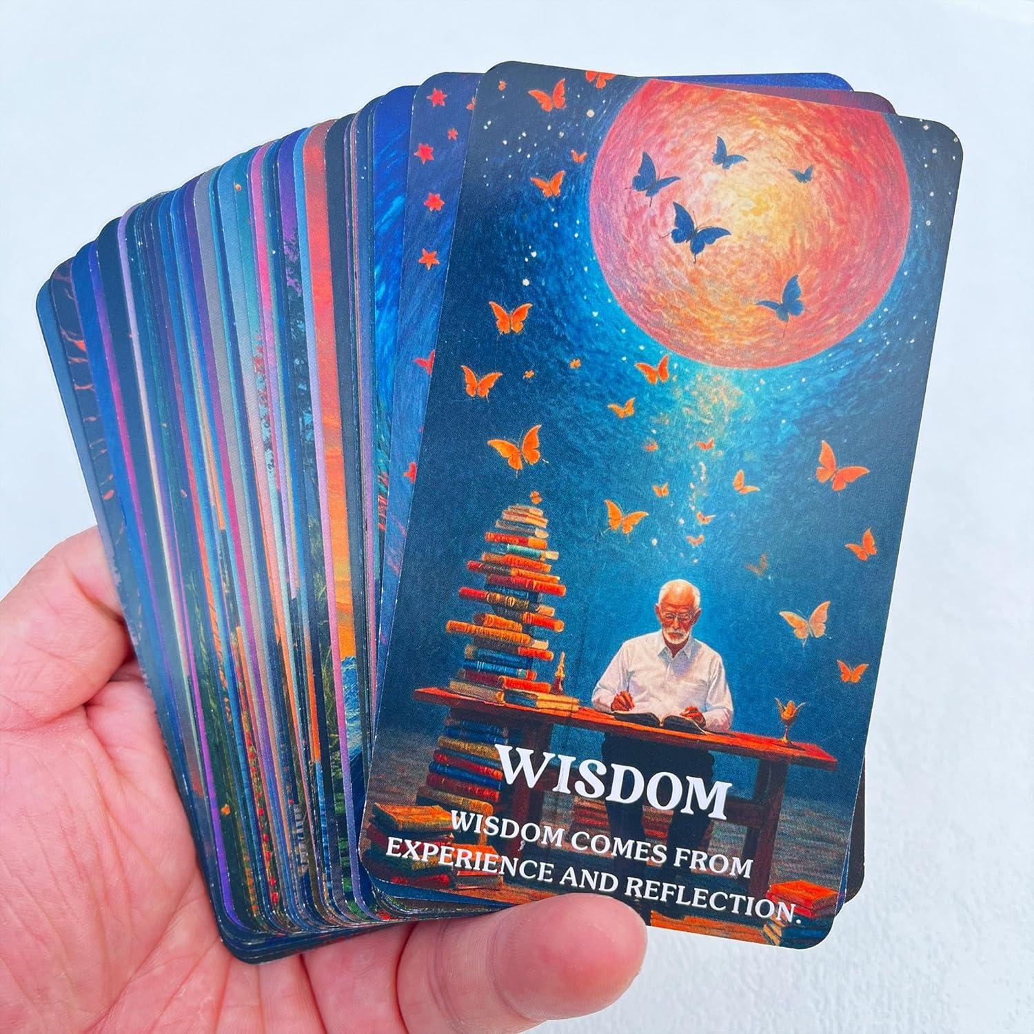 Cartas Oráculo Cósmicas GZXINKE - Baraja Espiritual 54 Cartas