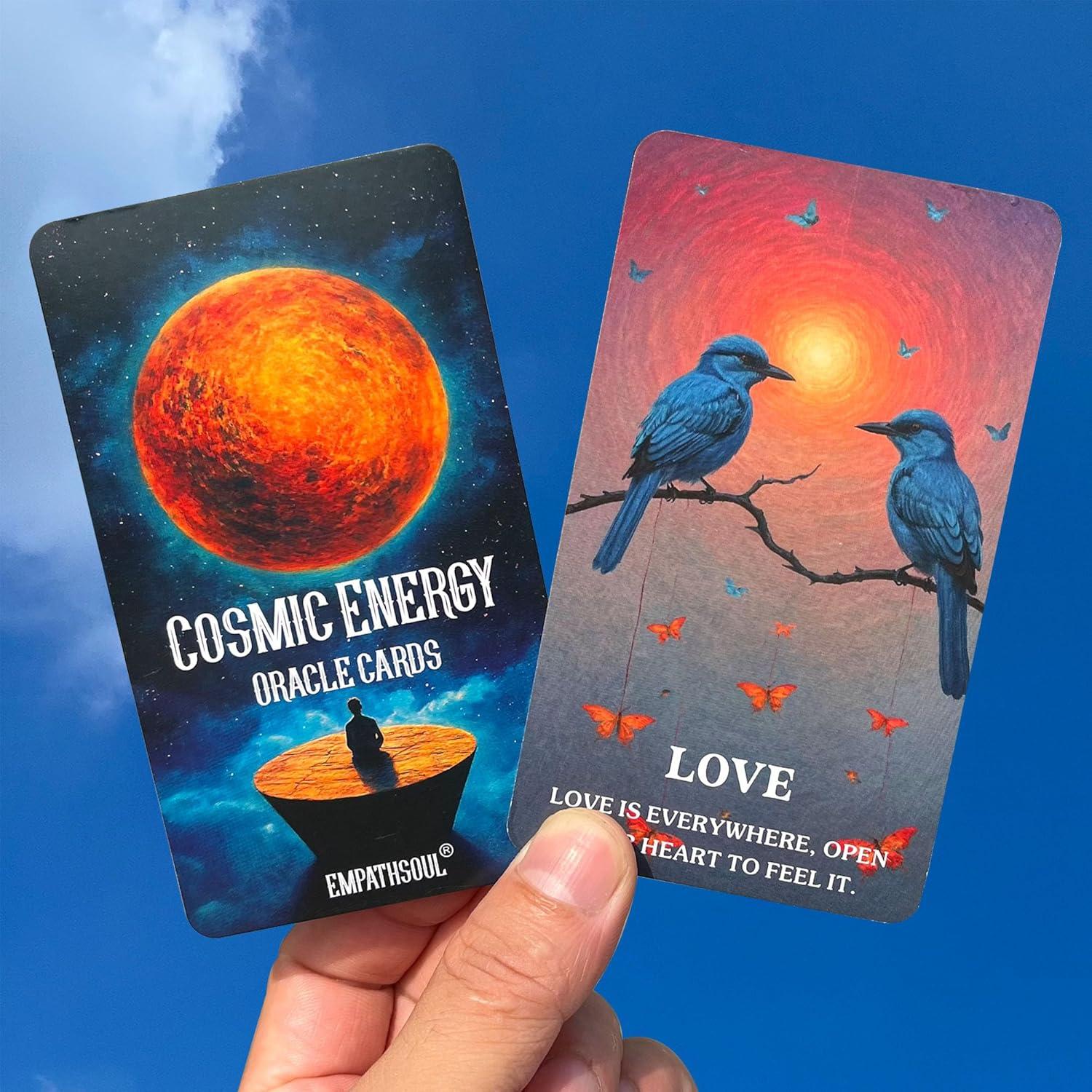 Cartas Oráculo Cósmicas GZXINKE - Baraja Espiritual 54 Cartas