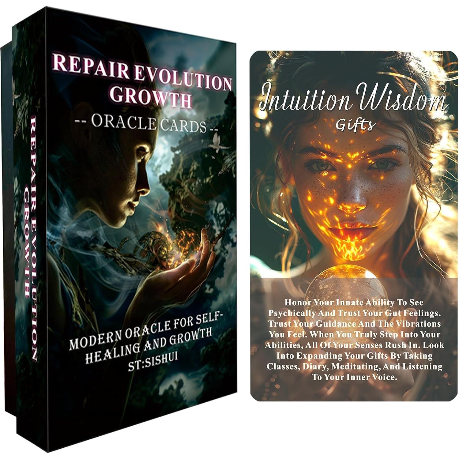 Baraja de Cartas Oráculo Sanadoras Sishui - 44 Cartas Premium