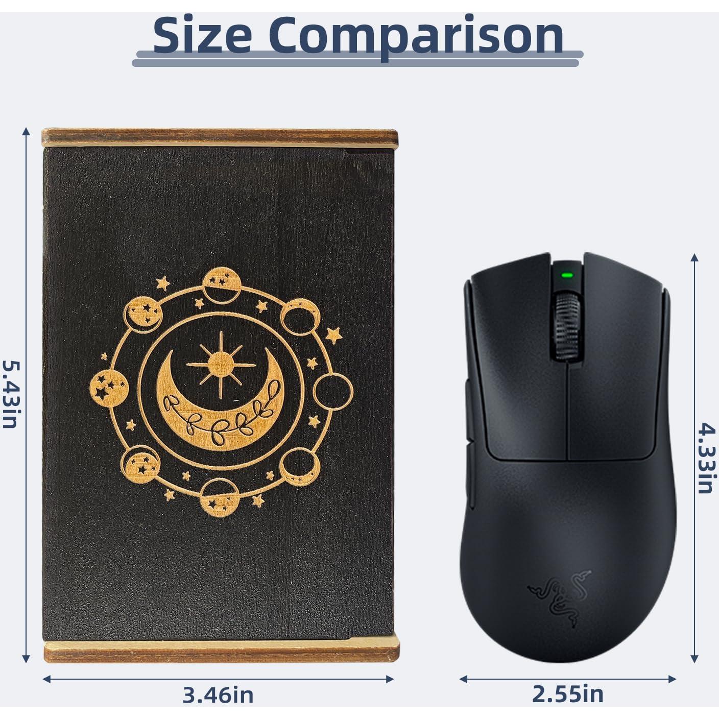 Caja de Madera para Cartas de Tarot Tirmanaz 13.31x8.30cm