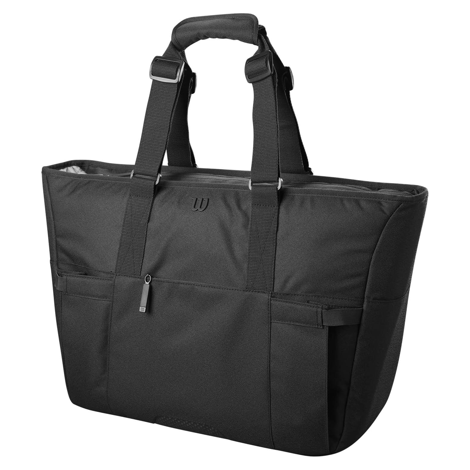 Bolsa de Tenis Wilson Lifestyle Tote 2024 - 2 Raquetas, Negra
