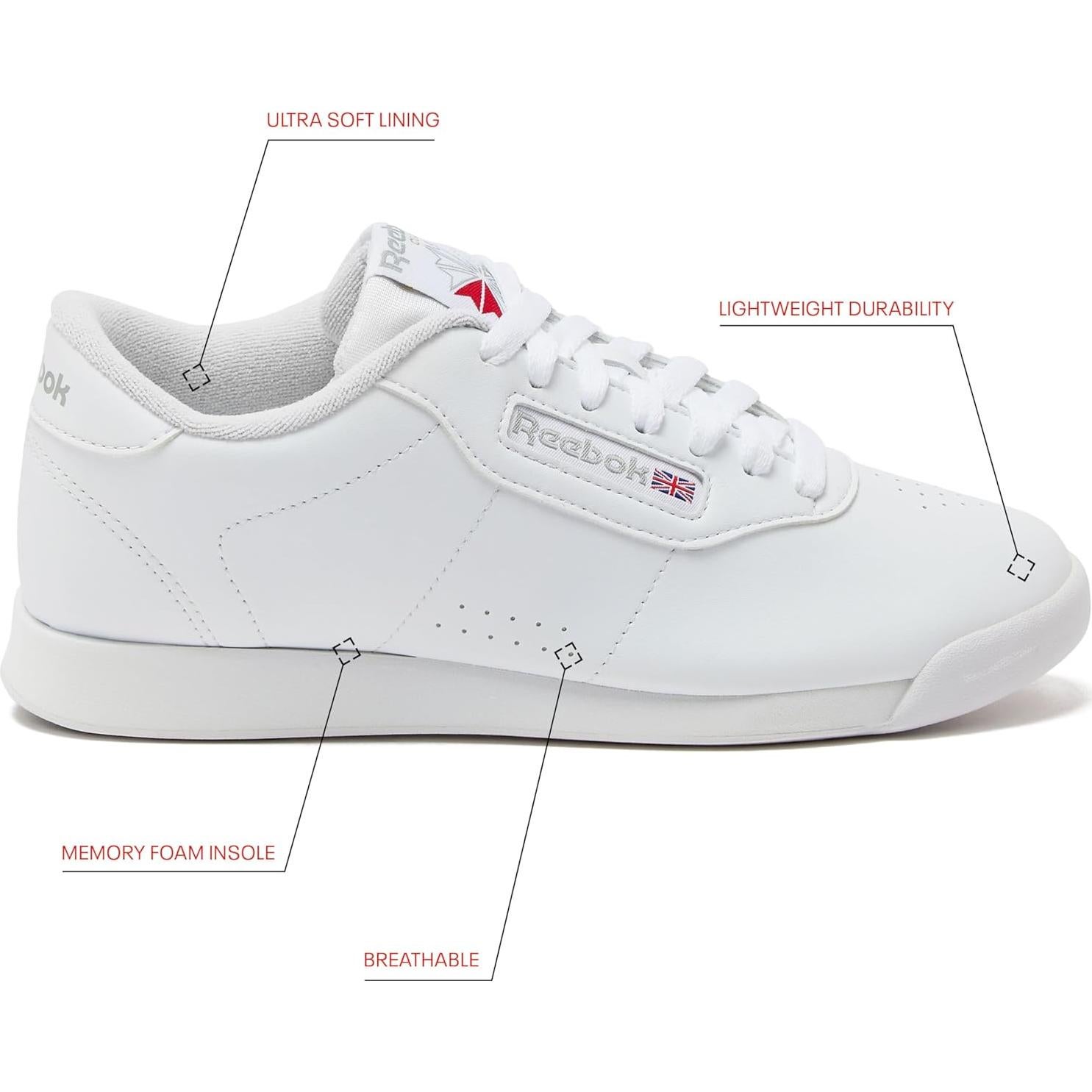 Zapatillas Reebok Princess para Mujer Blancas 7.5