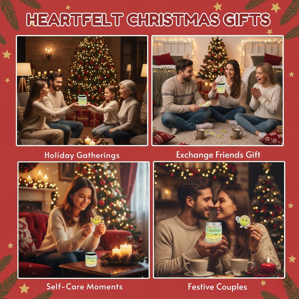 Tarro de Tenis Positivo Dearmine con 60 Tarjetas de Afirmación