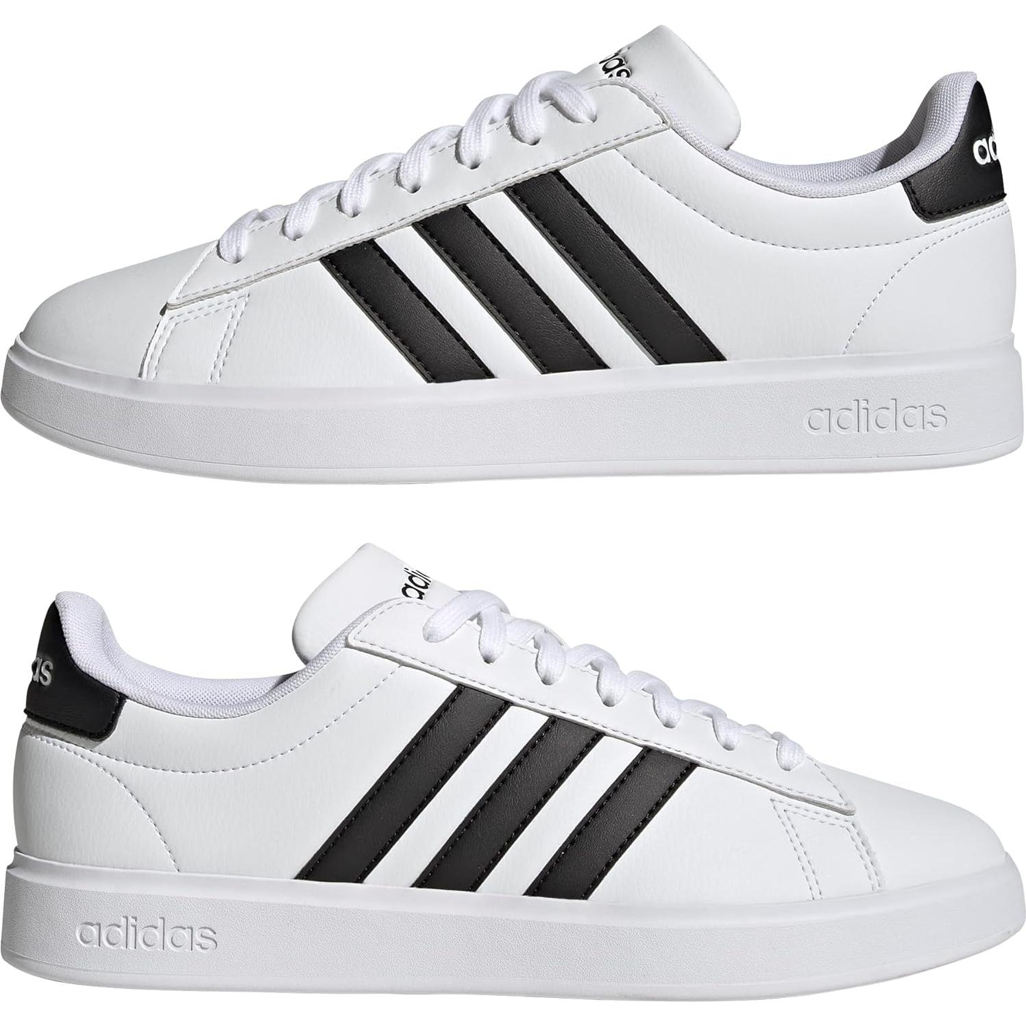 Zapato Adidas Grand Court 2.0 Hombre Blanco/Negro Talla 7