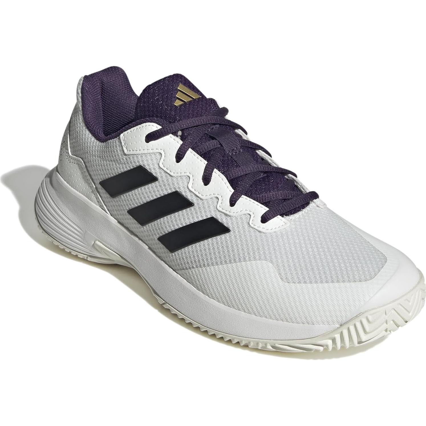 Zapatillas de Tenis Adidas Gamecourt 2.0 para Hombres - Blanco/Negro