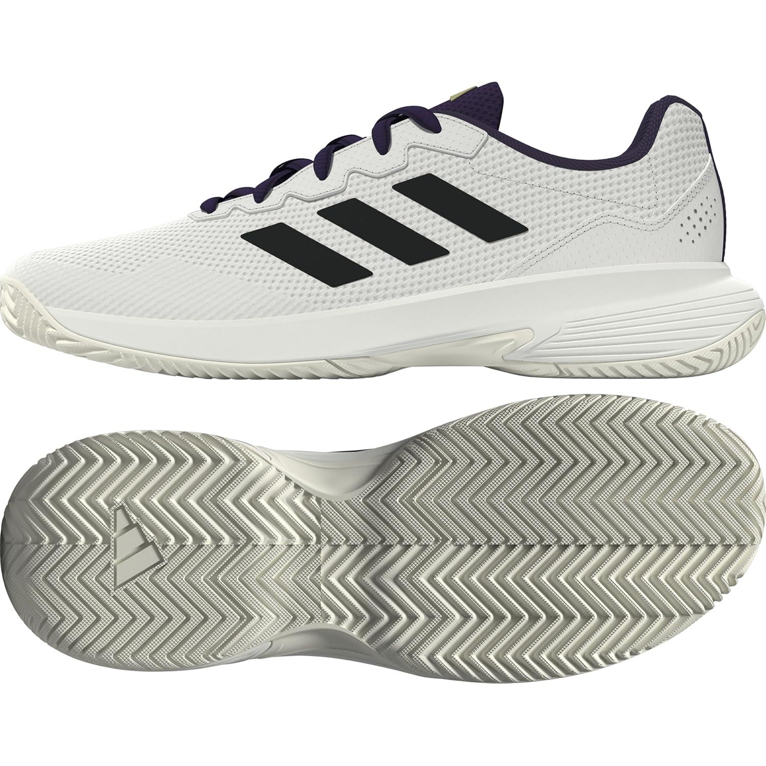 Zapatillas de Tenis Adidas Gamecourt 2.0 para Hombres - Blanco/Negro