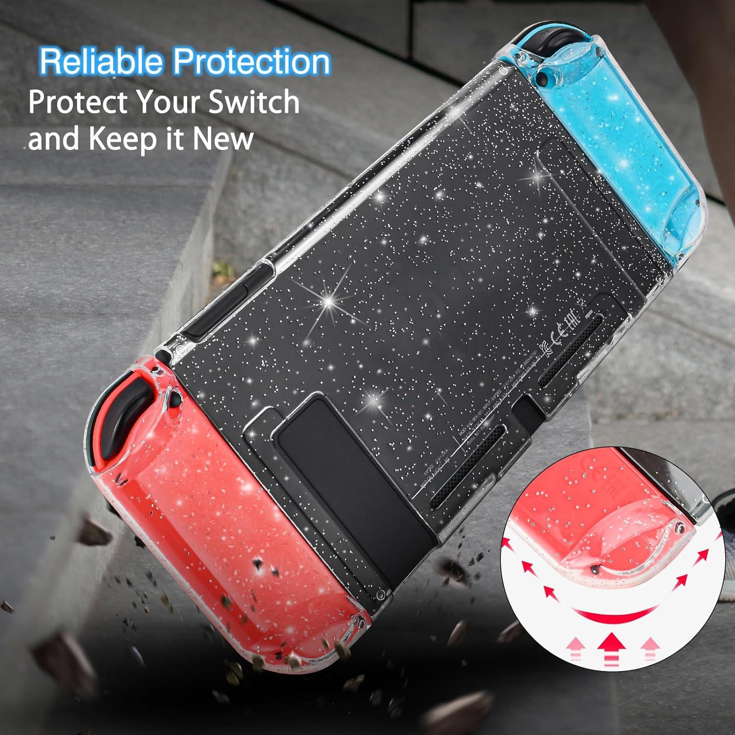 Funda Cristal DLseego para Nintendo Switch - Brillo y Protección