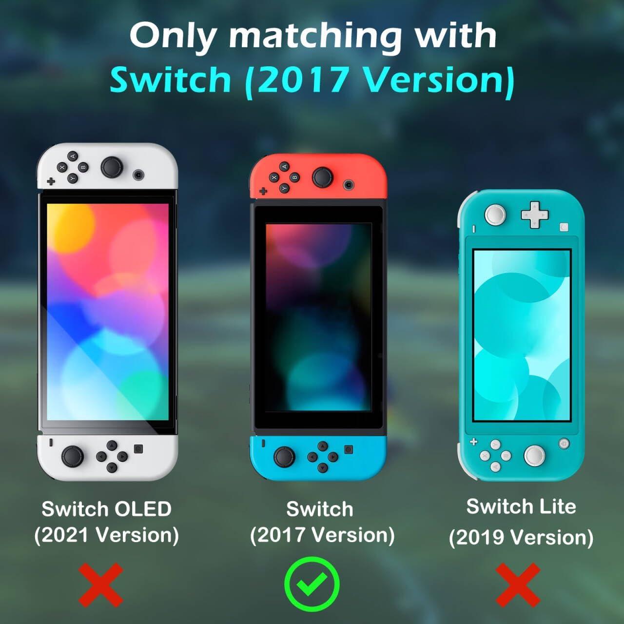 Funda Cristal DLseego para Nintendo Switch - Brillo y Protección