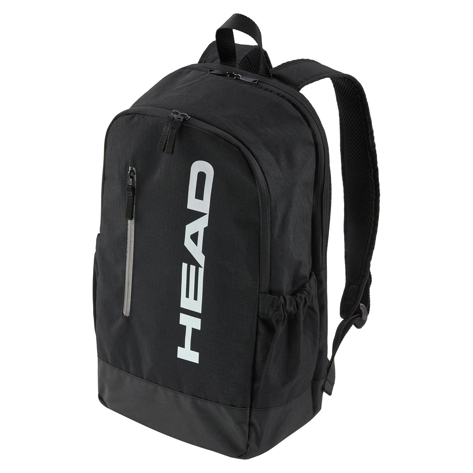 Mochila de Tenis HEAD Base 17L Negra con Compartimento para Raquetas