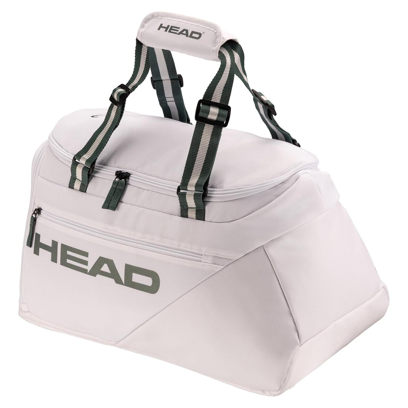 Bolsa de Tenis HEAD Pro X Court 48L Reciclada Blanca Verde