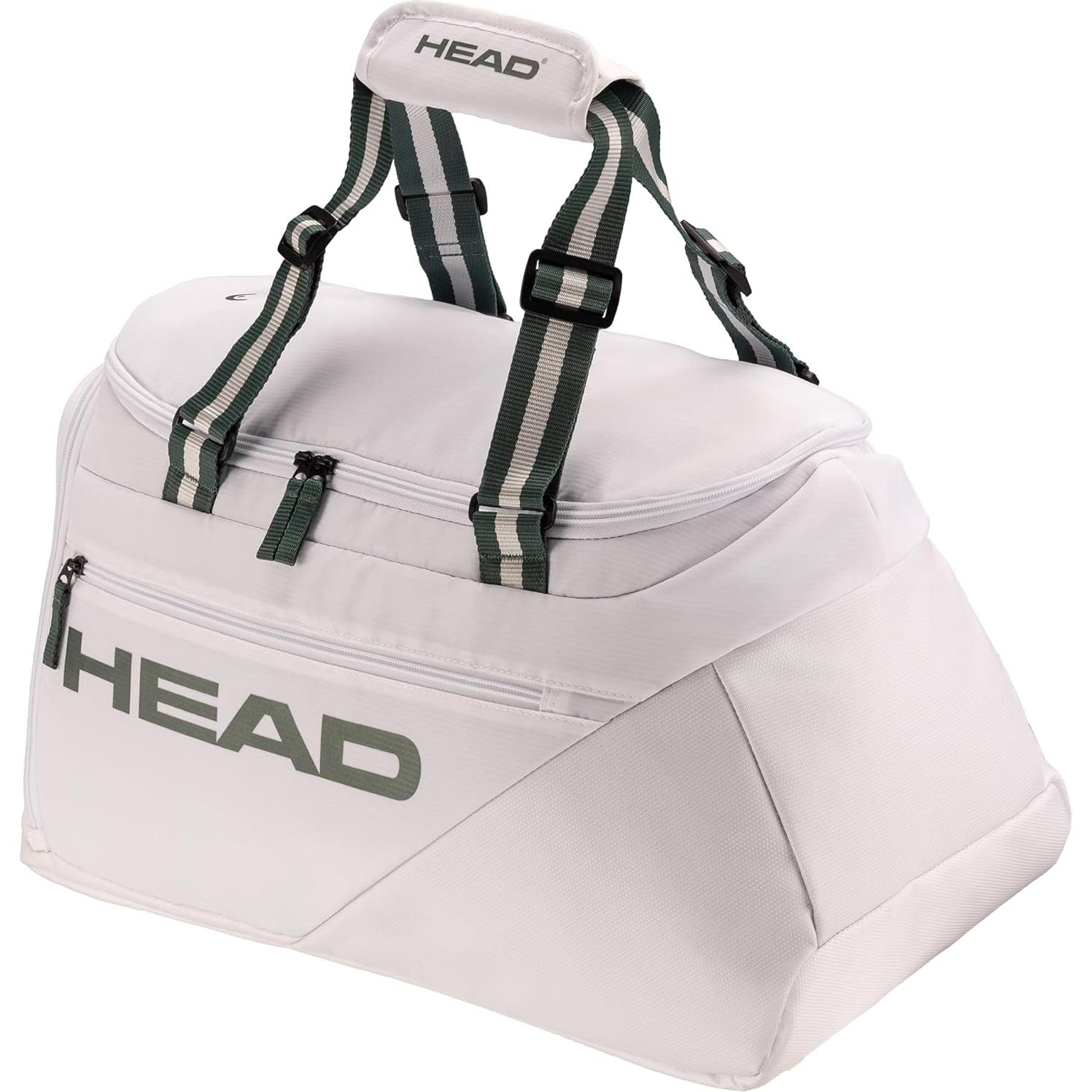Bolsa de Tenis HEAD Pro X Court 48L Reciclada Blanca Verde