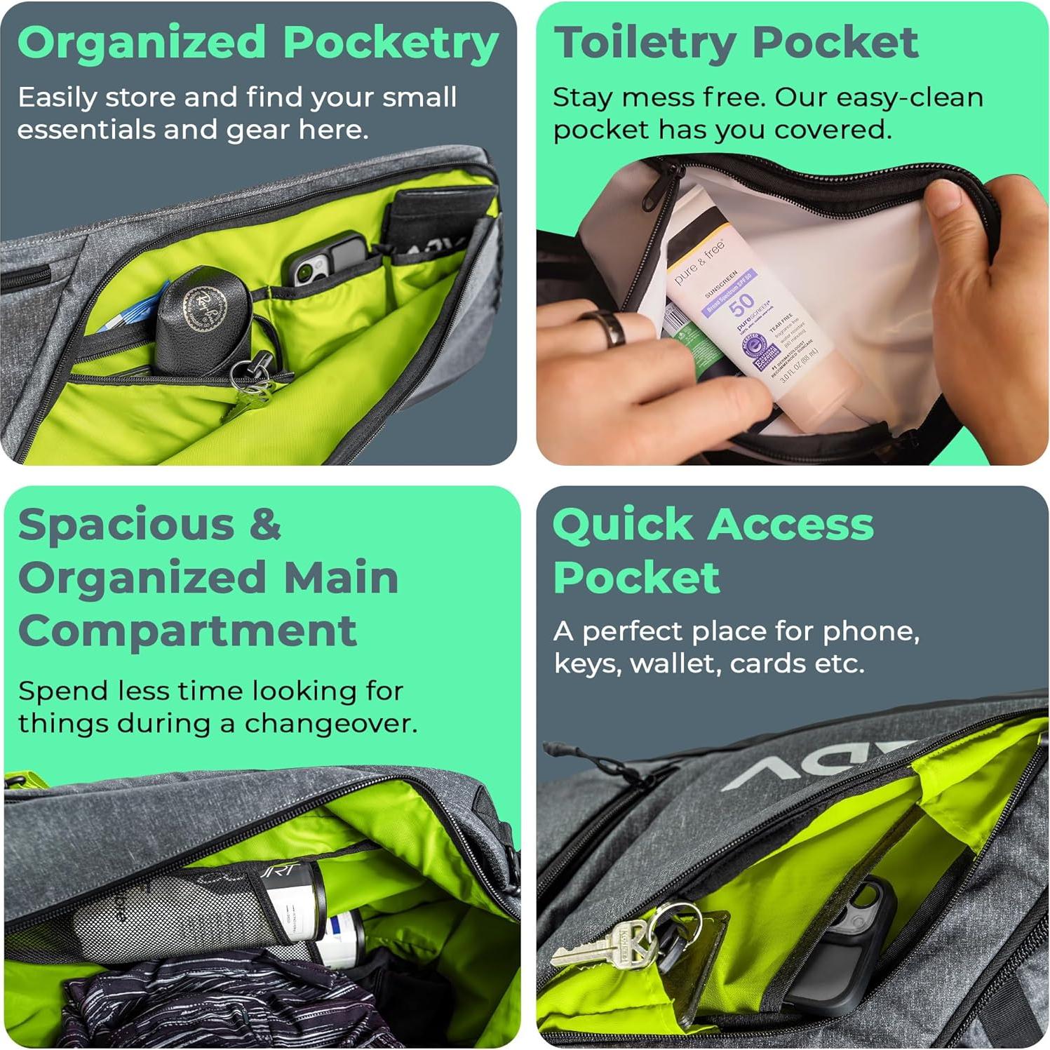 Mochila de Tenis ADV Pro V3 - 62L - Compartimento para Zapatos