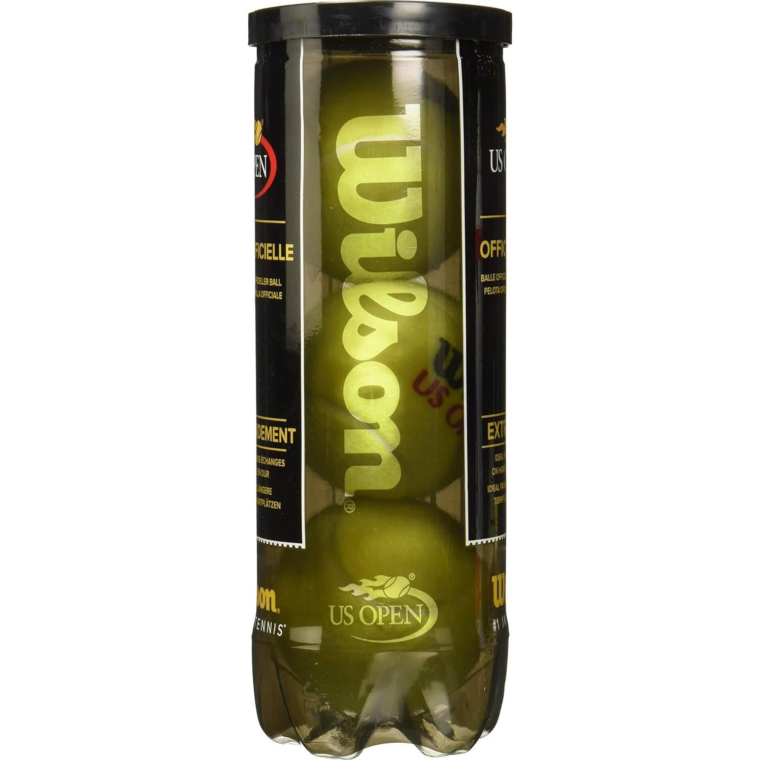 Pelotas de Tenis Wilson US Open - Paquete de 4 Latas (12 Pelotas)