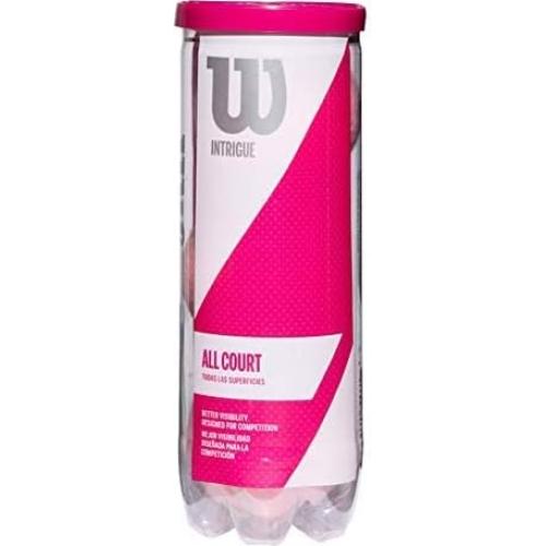 Pelotas de Tenis Wilson Intrigue 3 Unidades Rosa