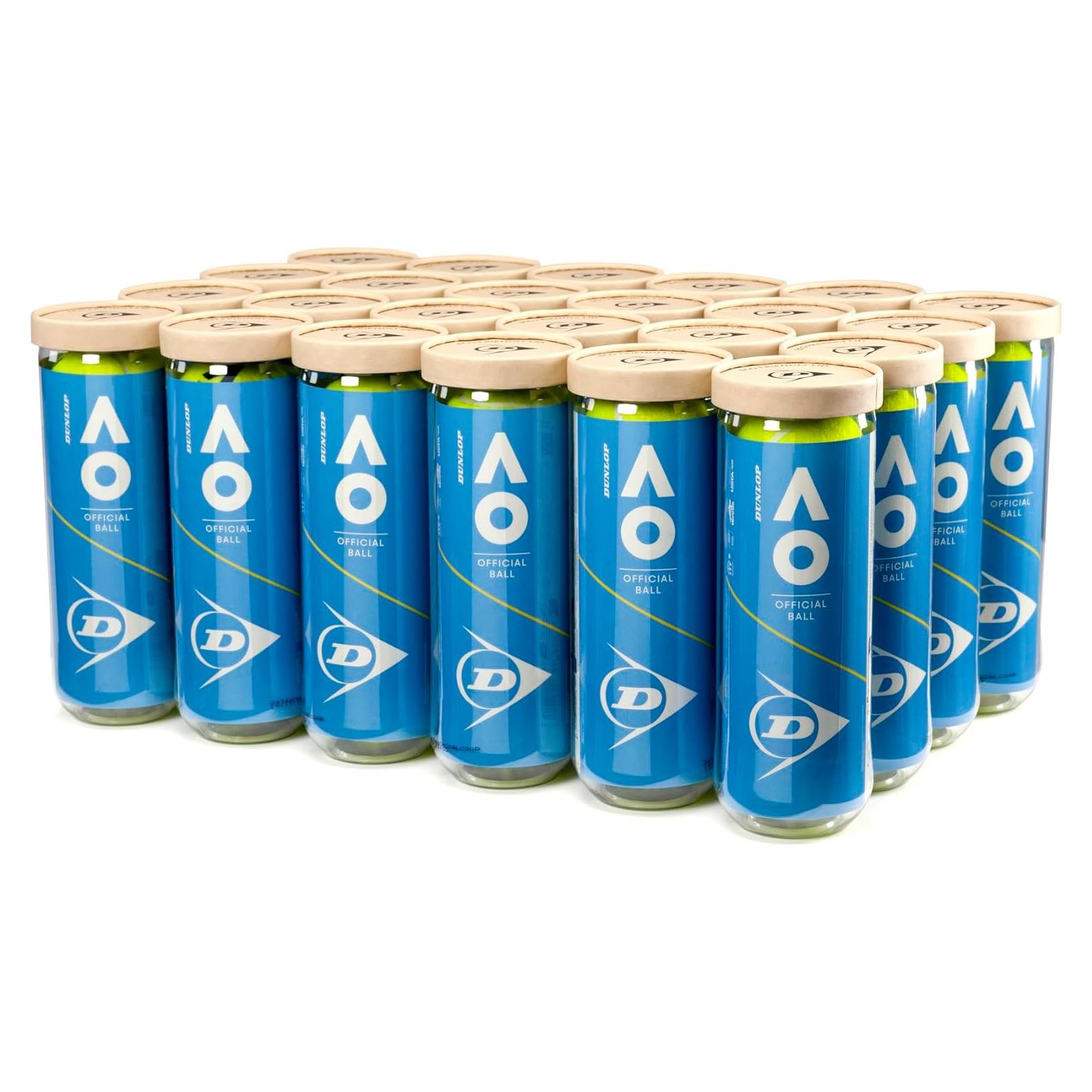 Pelotas de Tenis Dunlop Sports Australian Open - Caja 72 Pelotas