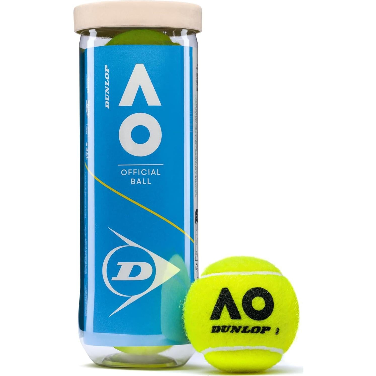 Pelotas de Tenis Dunlop Sports Australian Open - Caja 72 Pelotas