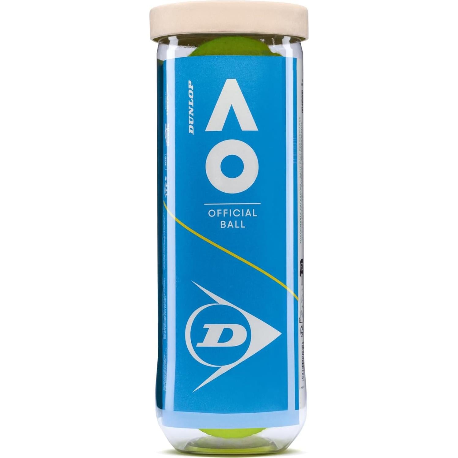 Pelotas de Tenis Dunlop Sports Australian Open - Caja 72 Pelotas