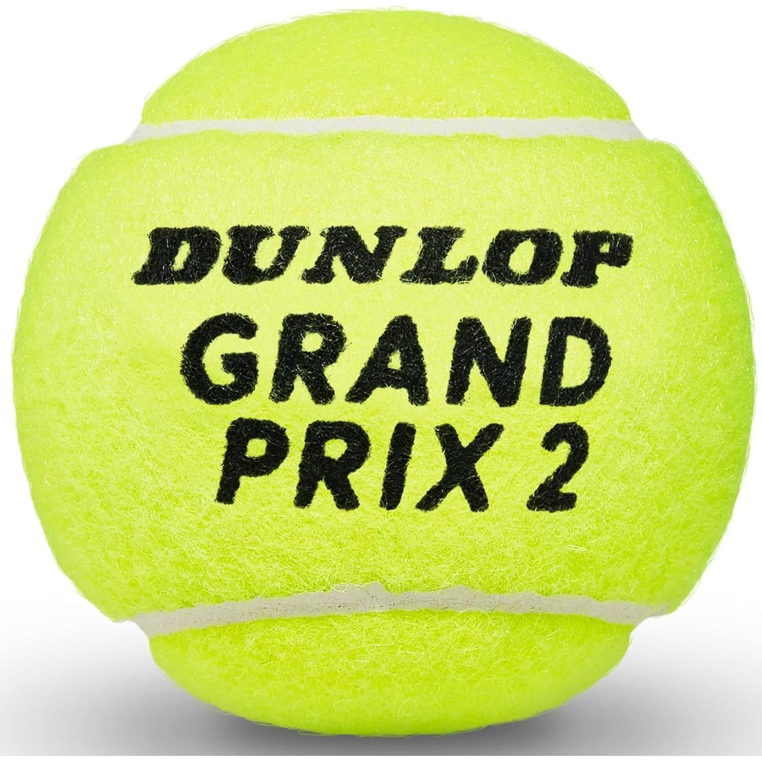 Dunlop Grand Prix Tennis Balls (Choose from Extra Duty or Regular Duty) - 3 Ball Can in Multi-Packs (2-24 Cans Available)