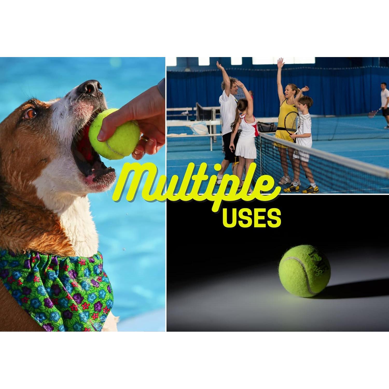 Set de 3 Pelotas de Tenis CybGene con Paquete de Regalo