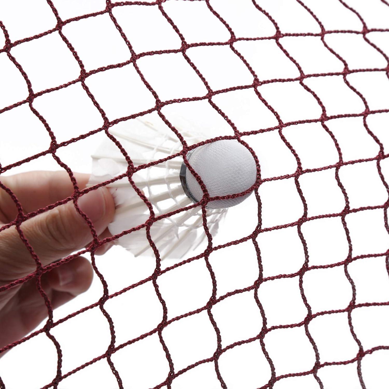 Red de bádminton portátil JSAHAH 6.1m x 0.76m nylon