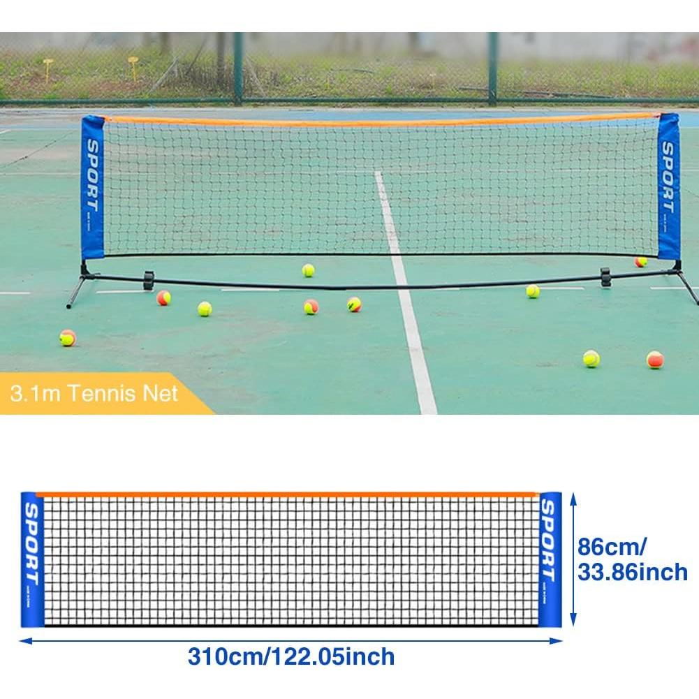 Red de bádminton portátil EKDJKK 3.05m para tenis y voleibol