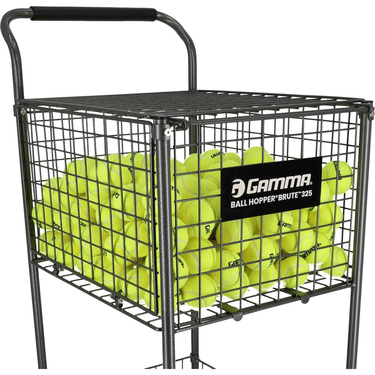 Carro de Pelotas GAMMA Brute 325 para Tenis, 325 Pelotas