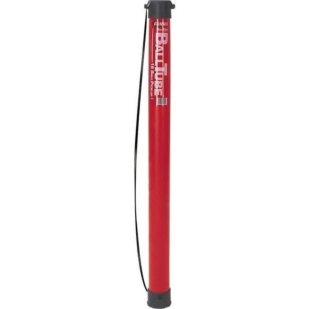 Tubo de Recogida de Pelotas de Tenis GAMMA 18 Pelotas Rojo