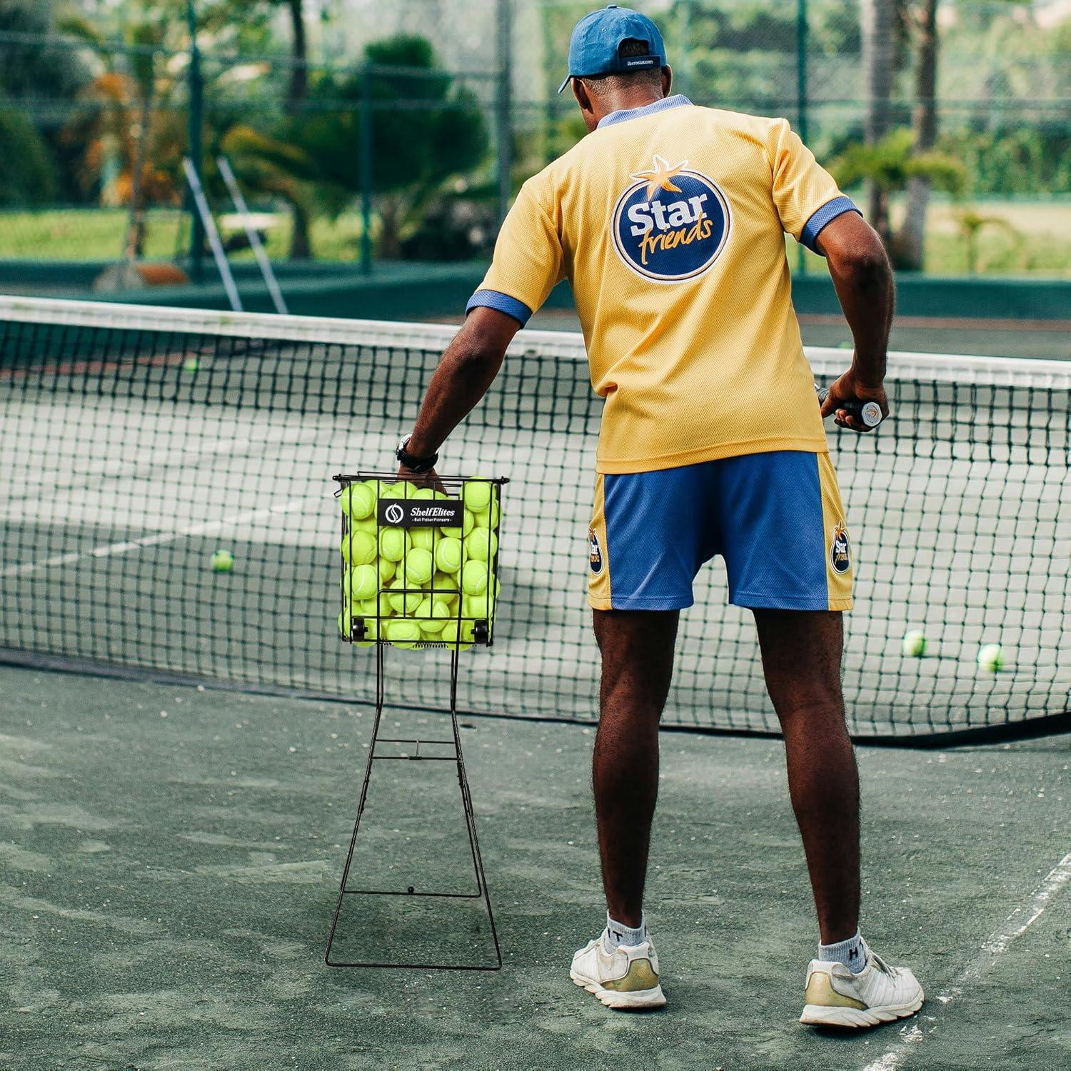 Recogedor de Pelotas de Tenis ShelfElites ZX-DLZ-JQL Plegable