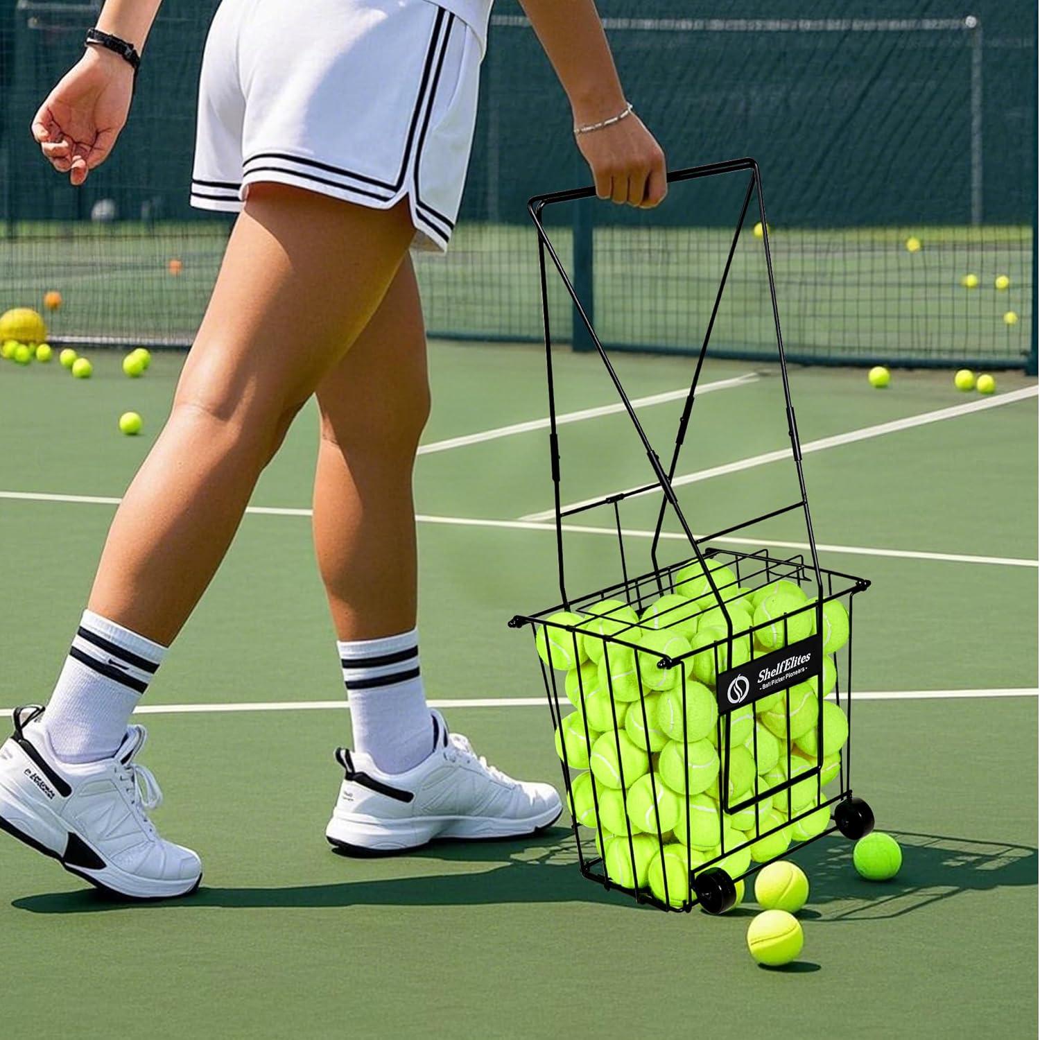 Recogedor de Pelotas de Tenis ShelfElites ZX-DLZ-JQL Plegable