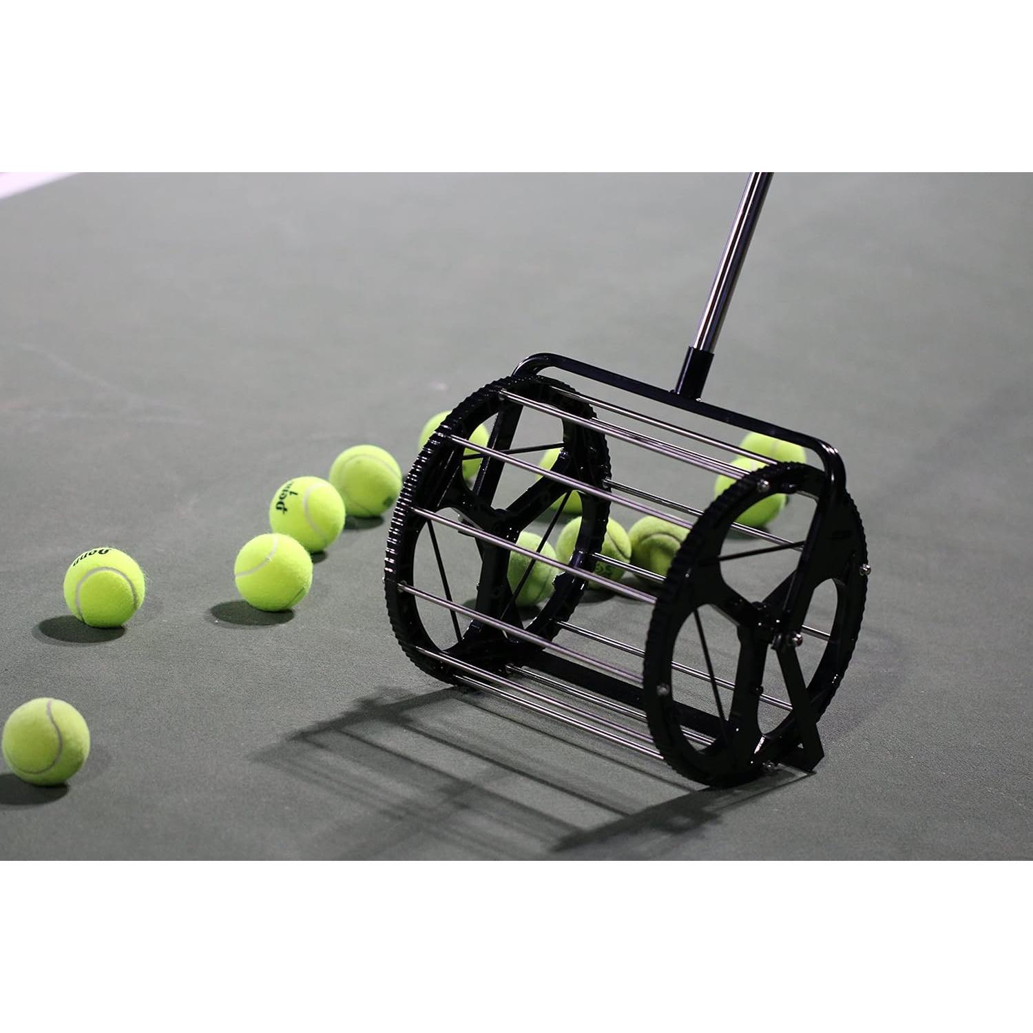 Recogedor de Pelotas de Tenis Coolcapis TBH - Capacidad 55 Pelotas