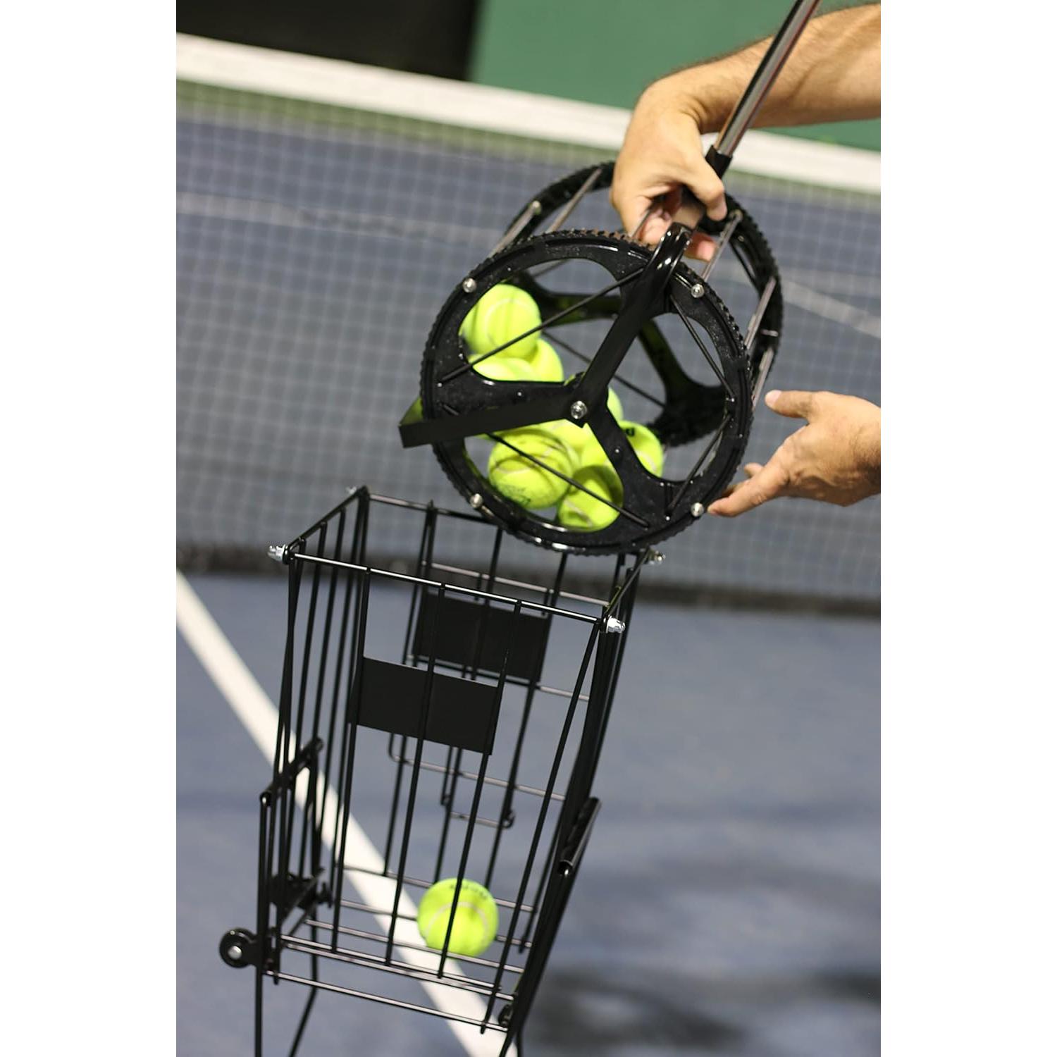 Recogedor de Pelotas de Tenis Coolcapis TBH - Capacidad 55 Pelotas